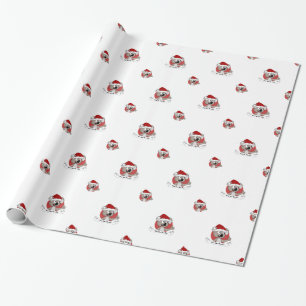 Papier Cadeau Bande dessinée de koala de Noël