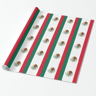 Papier Cadeau Bandera de México - Drapeau du Mexique - Drapeau d