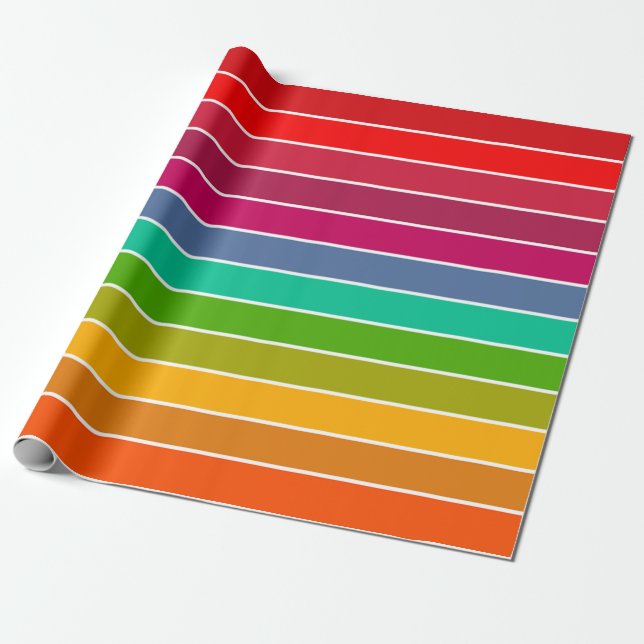 Papier Cadeau Bandes d'art pop (Déroulé)