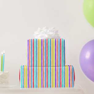 Papier Cadeau Bandes dessinées à la main dans des couleurs pop a