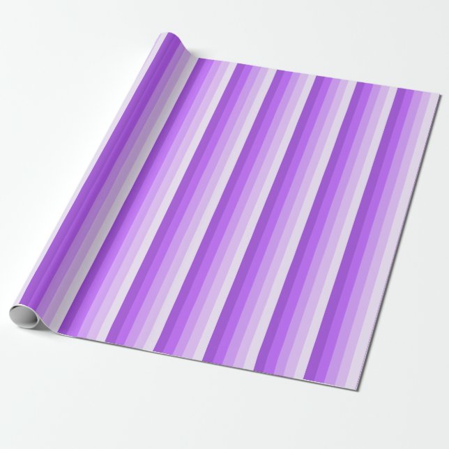 Papier Cadeau Bandes d'ombre pourpres (Déroulé)