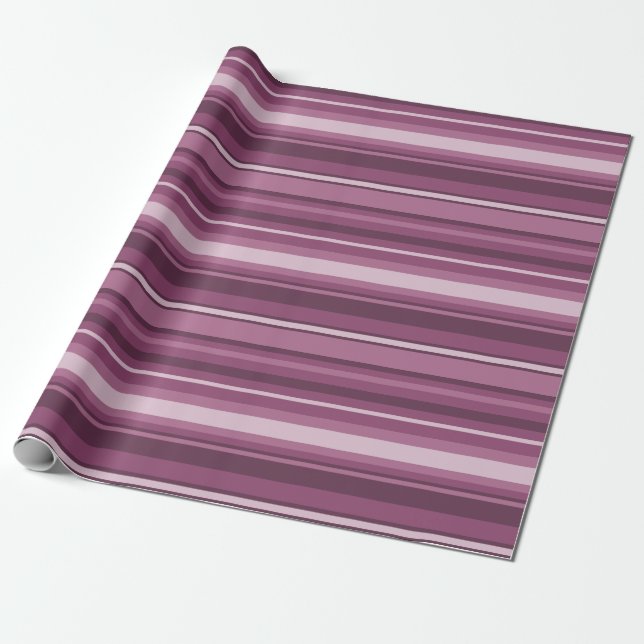 Papier Cadeau Bandes mauves (Déroulé)