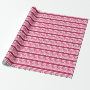 Papier Cadeau Bandes roses