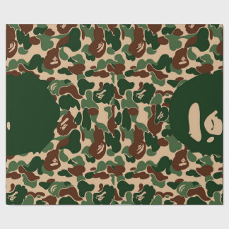 Papier Cadeau bape Camo monkey hypebeast