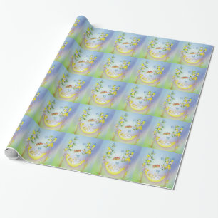 Papier Cadeau Baptême de bébé, baptême