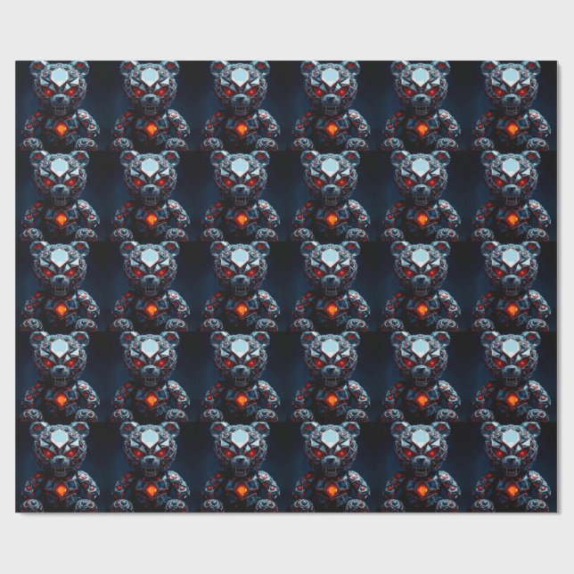 Papier Cadeau Bär (Plat)