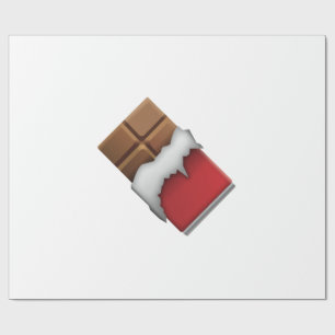 Papier Cadeau Bar au chocolat - Emoji
