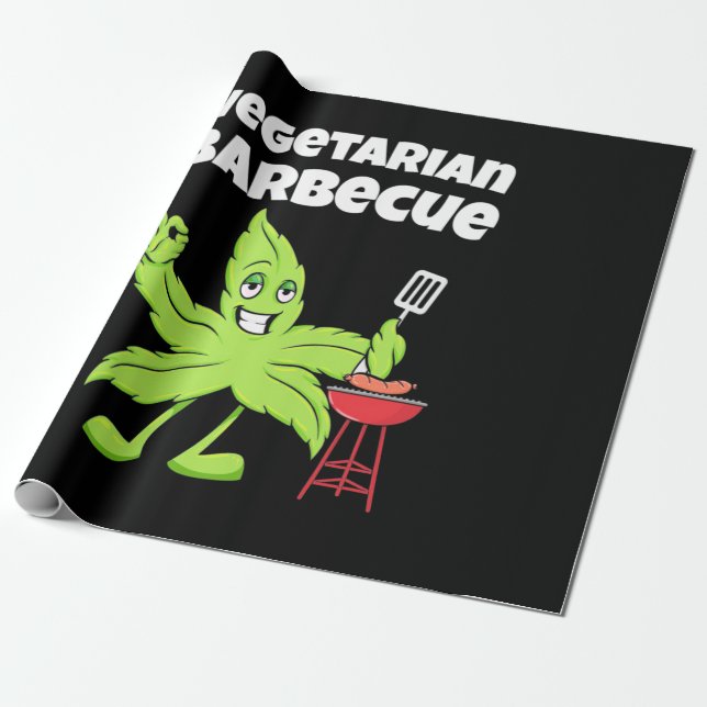 Papier Cadeau Barbecue végétarien (Déroulé)