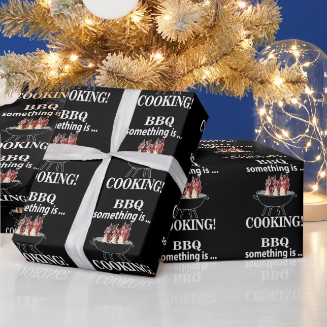 Papier Cadeau Barbeque Cook Chef Funny Bbq (Vacances)