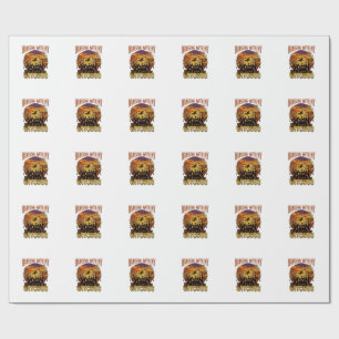 Papier Cadeau Barber Tatouage Biker Hybride Chat Barber Tatouage