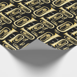 Papier Cadeau Baritone Musician Band Teacher Wrapper Paper