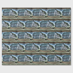 Papier Cadeau Barne rustique