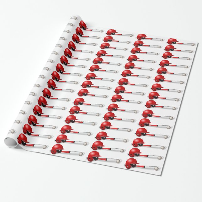 Papier Cadeau Base-ball (Déroulé)