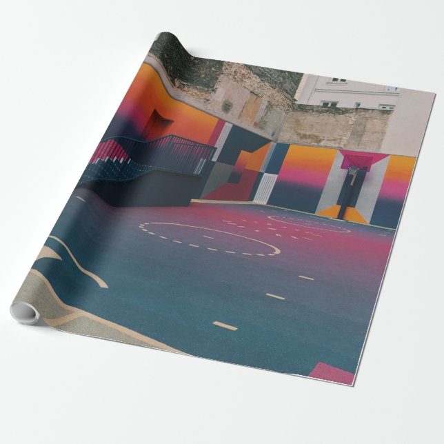 Papier Cadeau Basket-ball (Déroulé)