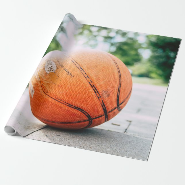 Papier Cadeau Basket-ball cadeau (Déroulé)