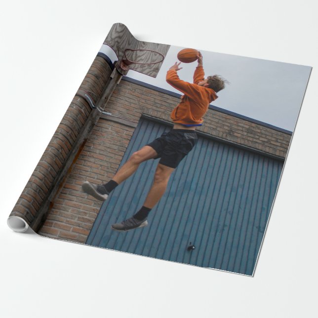 Papier Cadeau Basket-ball cool (Déroulé)