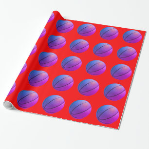 Papier Cadeau Basket-ball Pop Art