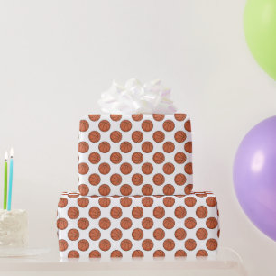 Papier Cadeau Basketball Pattern