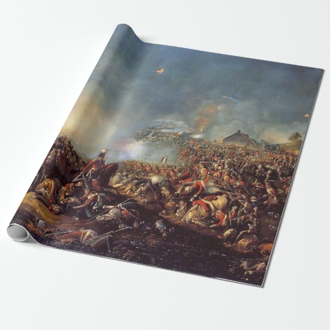 Papier Cadeau Bataille De Waterloo (Déroulé)