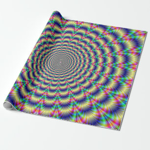 Papier Cadeau Bataille psychédélique