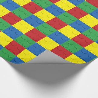 Papier Cadeau Bâtiment 4 couleurs