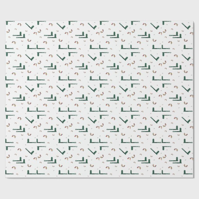 Papier Cadeau Bâtir en Fer (Plat)