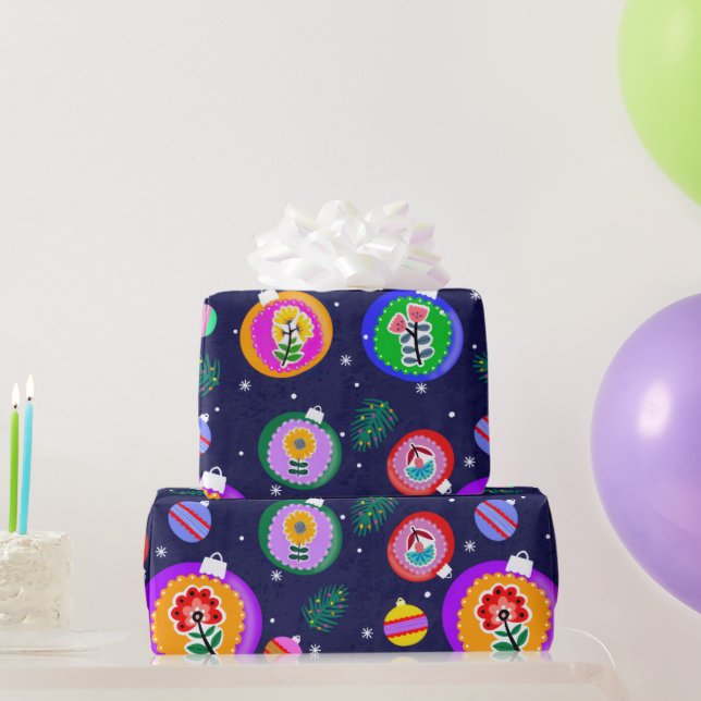 Papier Cadeau Bauble Galore (Cadeaux de fête)