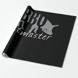 Papier Cadeau BBQ BBQ Pitmaster Pig Grill Fars Day