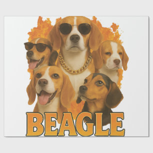 Papier Cadeau Beagle