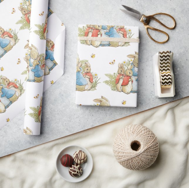 Papier Cadeau Beatrix Potter Bunny Lapin Lapin Genre Neutre Douc (Artisanat)