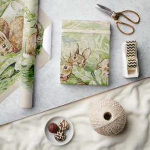 Papier Cadeau Beatrix Potter Cute Bunny
