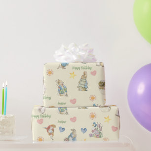 Papier Cadeau Beatrix Potter Cute Peter le lapin et ses amis