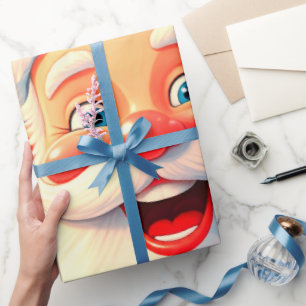 Papier Cadeau Beau et belle Gros plan Noël du Père Noël