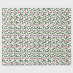 Papier Cadeau Beau motif floral coloré