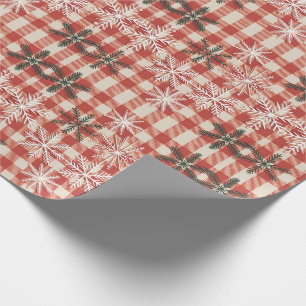 Papier Cadeau Beau Noël de la campagne