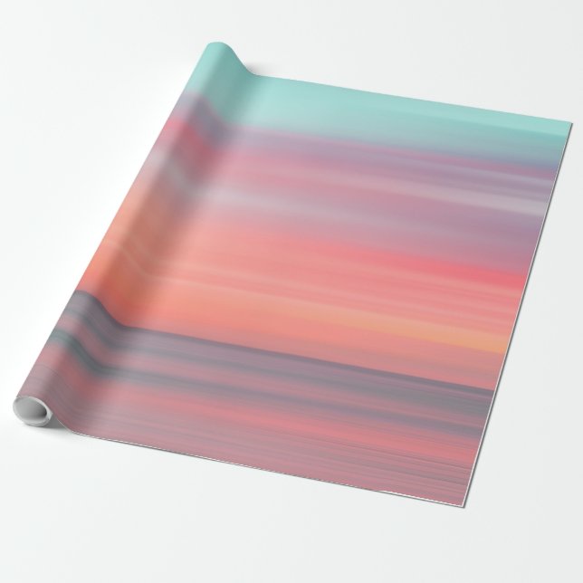 Papier Cadeau Beau Paysage marin (Déroulé)