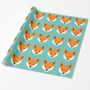 Papier Cadeau Beau renard