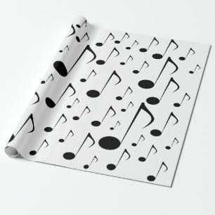 Papier Cadeau Beaucoup de notes de musique
