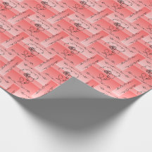 Beauté : Coral Line Art Cadeau Rouleau