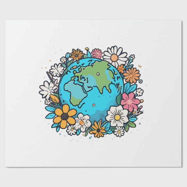 Papier Cadeau Beauté de la Terre (Plat)