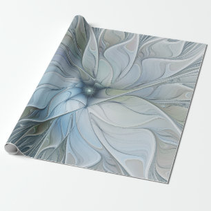 Papier Cadeau Beauté élégante Moderne Abstraite Fractal Art Flow