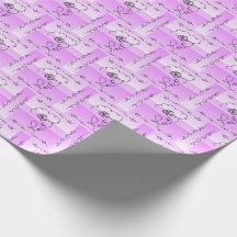 Beauté : Lavender Line Art Cadeau Rouleau