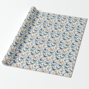 Papier Cadeau Beautés Papillons