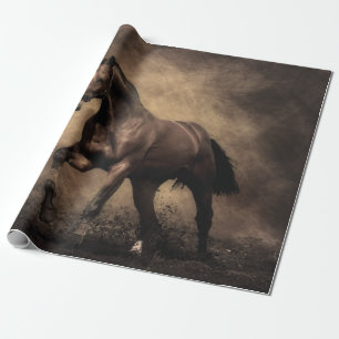 Papier Cadeau Beautiful horse throw pillow