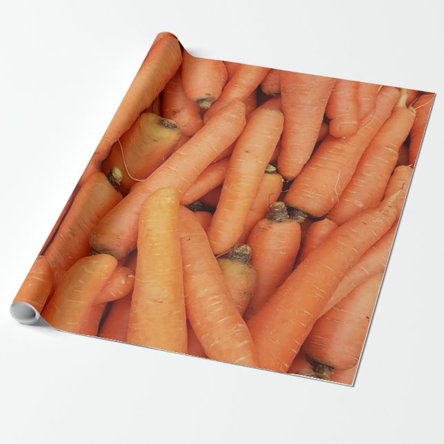 Papier Cadeau Beaux Fruits Et Légumes (Déroulé)