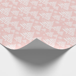 Papier Cadeau Bébé c'est scène rose extérieure froide de No