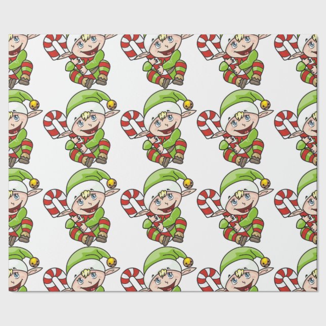 PAPIER CADEAU BÉBÉ ELF (Couture)