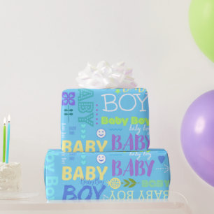 Papier Cadeau Bébé garçon
