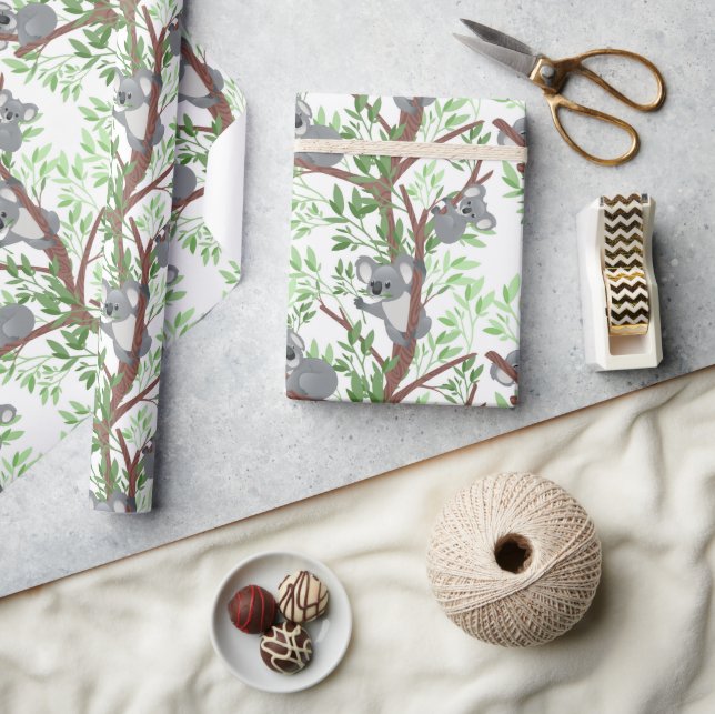 Papier Cadeau Bébé Koala Ours (Artisanat)