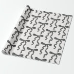 Papier Cadeau Bébé noir ou Fête des mariées, fête d'anniversaire<br><div class="desc">Élever votre anniversaire avec cette Coquette Black Bow Party Decor! Ce design intemporel ajoute une touche d'élégance et de charme à tout événement, avec un arc magnifiquement ouvragé orné de délicates teintes noires. Cette collection impressionne vos invités et crée des souvenirs durables et est parfaite pour ajouter un peu de...</div>